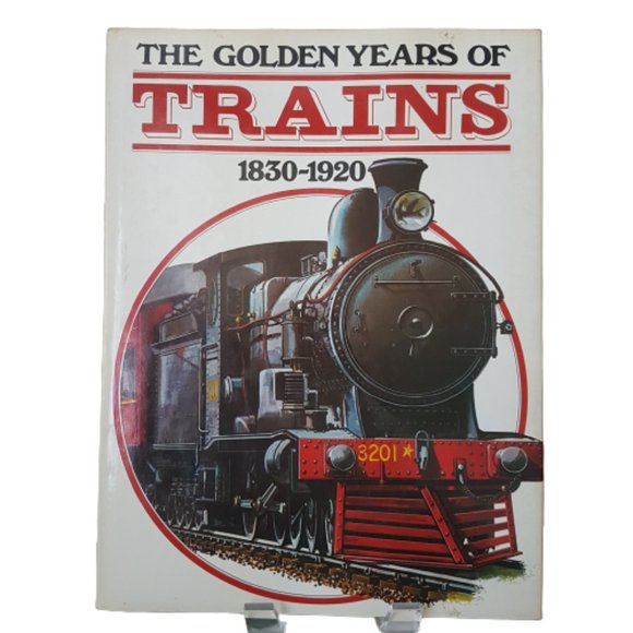 Book The Golden Years of Trains 1830-1920 Crescent Books Travel History Railroad - Picture 1 of 5